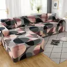 Geometric Sofa Cover Couch Cover Elastic Corner L Shaped Chaise Longue Slipcover