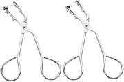 Ipetboom Mini Eyelash Curlers with Lash Comb Half Lash Curler Metal Construction for Precision Curling Enhanced Grip