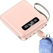 Portable Charger Bank | 5000 MAh Portable Charger Pack for Cell Phone - Ultra-Light Rapid Charging Battery Pack for Smart Phone Long Trip