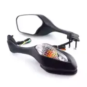 Honda CBR1000RR 2008-2016 Rearview Mirrors with LED Turn Signals - Clear Lens
