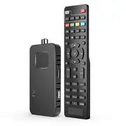 Europe H.265 HEVC DVB-T2 Tuner DVB-C High-Definition DVB-T Digital TV Set-Top Box for WIFI Y0UTUB fo Black