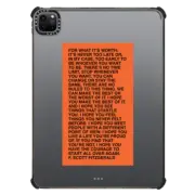 iPad Pro 11-inch (3rd/4th gen) iPad Impact Case For What It's Worth iPad Case by Quotes by Christie