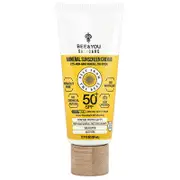 Bee & You, Mineral Sunscreen Cream, SPF 50+, 2.7 fl oz (80 ml)