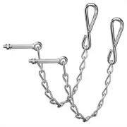 Tailgate Chains, 1955-59 Chevy / GMC Stepside, Cadmium Plated