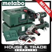 Metabo Brushless Hammer Drill & Grinder Kit 2 Pc 2x 4.0Ah Batteries AU68901780