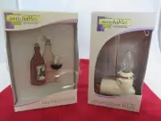 Switchables Rotating Nightlight Plug w/Wine Bottle Covers - New in Box - b6