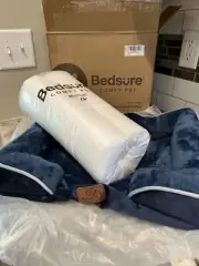 Bedsure Dog Bed - Foam Sofa Navy
