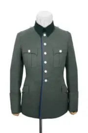 WW2 German Heer M28 Officer medical Gabardine piped service tunic II