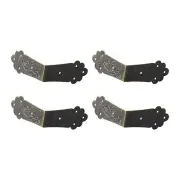 Box Corner Protectors Decorative(43mm/1.69") 4Pcs, Metal Wood Case Edge Guard