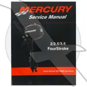 Mercury Marine Outboard 2hp 2.5hp 3.5hp 4-Stroke Shop Service Repair Manual