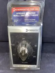 Intermatic F60MB Spring Wound Wall Switch Timer Heavy Duty Aluminum