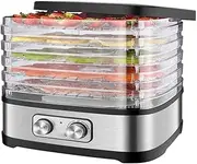 Beyori 230W Electric Food Dehydrator Fruit Dryer, Tray Easy to Clean Fruit Dryer Dehydrator Dryer for Dried Fruits Vegetables Meat Jerky and Other Healthy Snacks Dryer