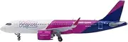Replica 1:400 for LH4194 Wizz A320neo HA-LJE Alloy Aircraft Model Metal Airplane Decoration Collection Airplane Toy