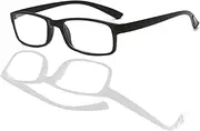 Flexible Reading Glasses for Women Men, Blue Light Blocking Computer Readers, Anti Eye Strain Eyeglasses