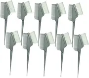 Baluue Diy Home Salon Kit 10pcs Straight Hair Comb Hair Dye Brush for Styling Applicator