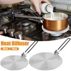 Heat Diffuser Plate 20/24cm Stainless Steel Induction Plate Adapter paLBr