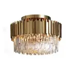 Gold Crystal Ceiling Light Luxury Modern Chandelier Indoor Lighting Fixtures