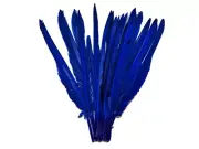 1/4 Lb. Royal Blue Goose Pointers Long Primary Wing Wholesale Feather Halloween