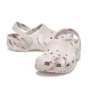Crocs Classic 206867-6WS Clog Mens 8 Quartz Marbled Slip On Casual Shoes KHD2166