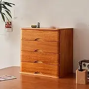 BAOTEDSL Flat File Cabinet Storage, Desktop Drawer Cabinet,Desktop File Cabinet - Solid Wood Storage Box,Drawer Type Office File Storage Cabinet,Solid Wood Sundries Storage Cabinet,4 Type c