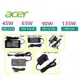 宏碁 Acer 筆電變壓器 充電器19V 2.37A, 3.42A , 4.74A, 7.1A, 9.23A 【高品質】