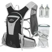 Hydration Pack Backpack, Lightweight Water Backpack with 2L Black grey