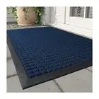 -Front Door Mat Outside Entrance Doormat-Outdoor Indoor 17"x30" Checker Blue