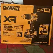 DEWALT 20V MAX* XR® Brushless Cordless 1/2 in. Drill/Driver Kit (DCD800P1) Y...