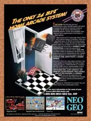 1991 Neo Geo Console Original Advertisement / Retro Wall Art v1