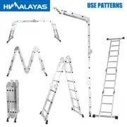 5.8M Multi Purpose Ladder Aluminium Folding Extension Adjustable Step New Fold