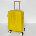 WALLABY 18吋經典直條 PC+ABS拉鍊箱-黃