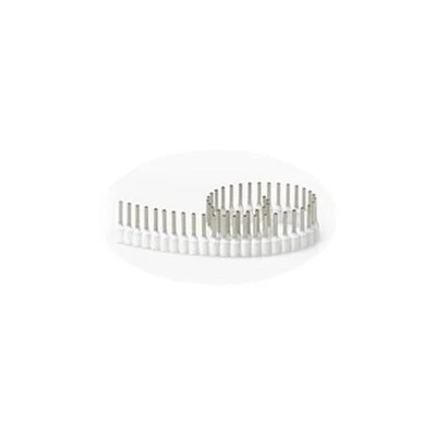 Bootlace Terminal Strip 0.5mm� White 50 Pieces 1 Strip