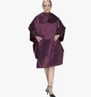 Olivia Garden Charm All Purpose Chemical Cape Burgandy - CR-C2