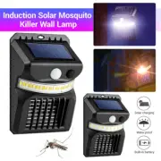 Solar Powered Insect Zapper Lamp LED Light Outdoor Mosquito Fly Bug Killer Trap