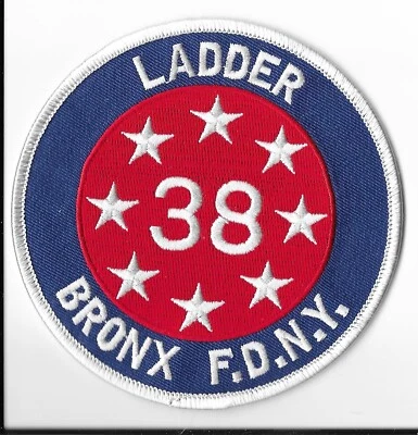 New York Fire Department (FDNY) Ladder 38 Bronx Patch V1