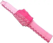 SHINEOFI Lace Mesh Ribbon Trim Floral Embroidery for Crafting DIY Projects and Home Decor Yards of Elegant Mesh Fabric Ribbon for Wedding and Party Wrapping