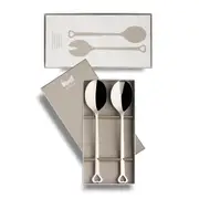Mepra Evento Salad Serving Set - 2 Pieces in Silver at Nordstrom One Size