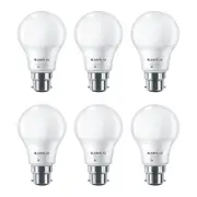 6x Sansai Home/Office LED 1050lm Light Bulb A60 12W B22 Bayonet Cool White 6500K