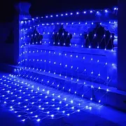 6x4m Net Lights LED Outdoor String String Lights 880 LEDs Fishing Party Lights Patio Light Warm White Cold White Multi Color Waterproof Party Halloween/Christm