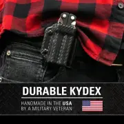 Clip & Carry Kydex Multitool Sheath fits Leatherman CHARGE + PLUS TTi - USA Made