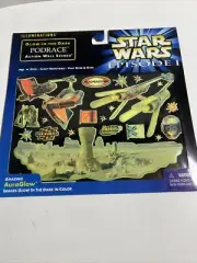 Star Wars Episode 1 Illuminations Podrace Glow in the Dark Reusable Sticker