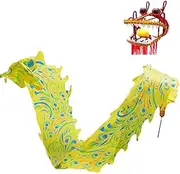 Dragon Dance Square Dance Streamer 26.2 FT/ 32.8 FT Dragon Dance Ribbon Fitness Dragon Belt Beginner Performance Props