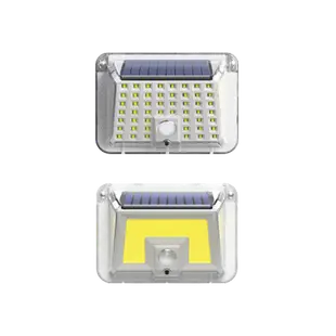 LED 太陽能感應燈 人體感應燈 COB燈 壁掛燈 感應燈 車庫燈 戶外照明燈【AAA6846】