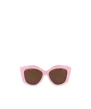 Dynasty oversized geometric-frame sunglasses 56 pink