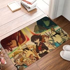 Doormat Living Room Mat Retro Balcony Carpet Welcome Rug Bedroom Decor
