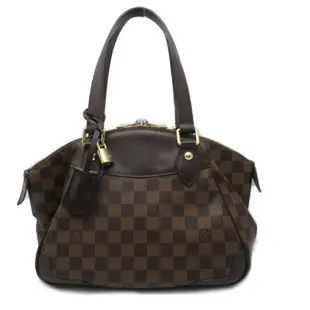 [二手] 【日本直送】LOUIS VUITTON Verona 小號單肩包 N41117 Damier 帆布棕色二手女式