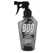 Bod Man Liquid Titanium by Parfums De Coeur Fragrance Body Spray 8 oz for Men