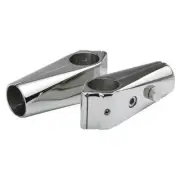 2 X 316G S/S 25mm Rail Clamp Socket Socket 25mm