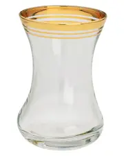 Alice Pazkus Set of 6 Tea Cups With Gold Rim NoSize