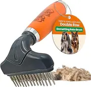GoPets 2 Row Dematting Rake
